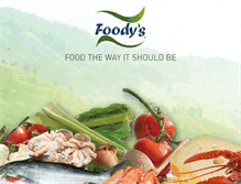 Tablet Screenshot of foodysfoods.com